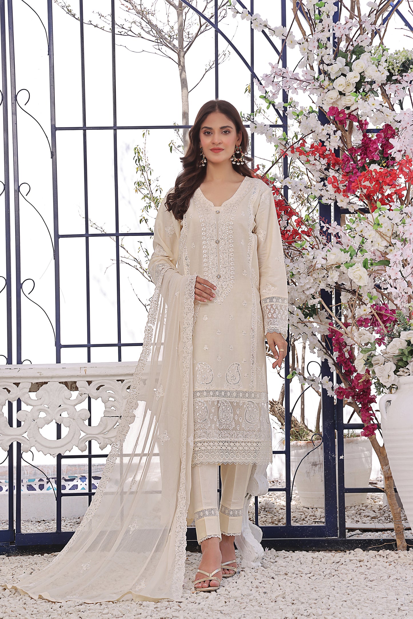 Classic Ivory White-on-White